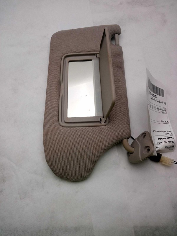 2013 Nissan Altima Black Sun Visor OEM Used 119K Miles NJ25-26629-673575