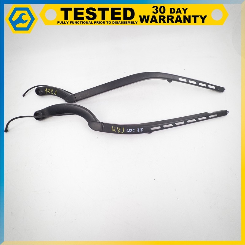 10-19 JAGUAR XJ WINDSHIELD WASHER WIPER ARM SET OF 2 OEM