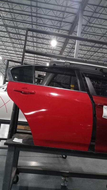 2012 INFINITI G37 Red Rear Right Door 353623 Used OEM Part 144K Miles