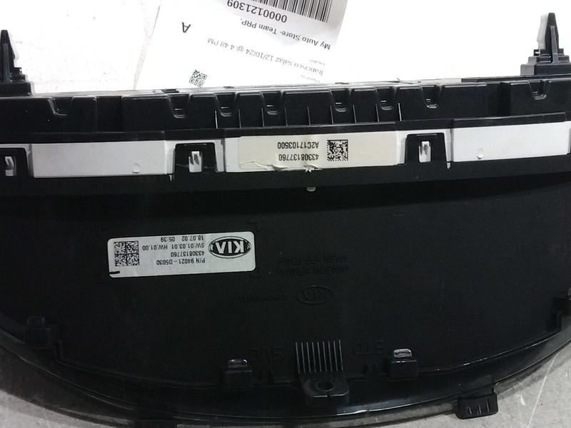2019 KIA OPTIMA Speedometer Gauge OEM Grey 68000 Miles NJ25-12381-355967