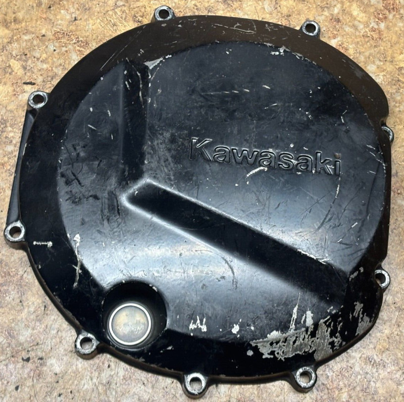 81 Kawasaki KZ1100 Engine Clutch Cover Panel Case Casing 1980 1981 KZ 1100 B11