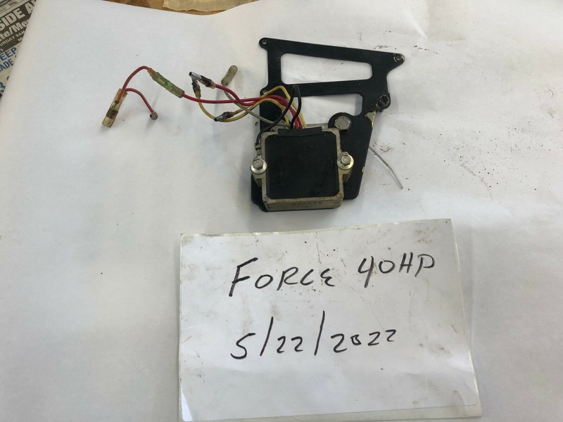 Force Outboard 40hp Voltage Regulator FRESHWATER! 815279T-4