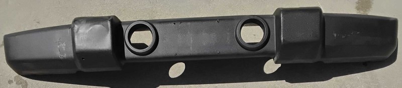 2007-2017 Jeep Wrangler Front Bumper Cover Black Fog Lamp Style 1BD27RXFAC