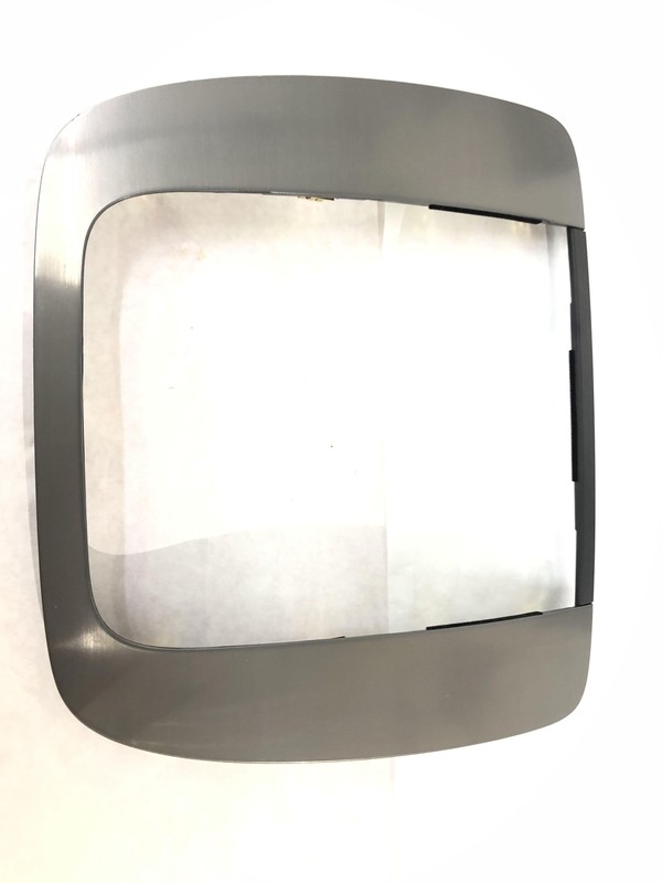 07 - 14 Suburban Tahoe Sierra Yukon Dash Bezel Radio Climate Control Metal Gray