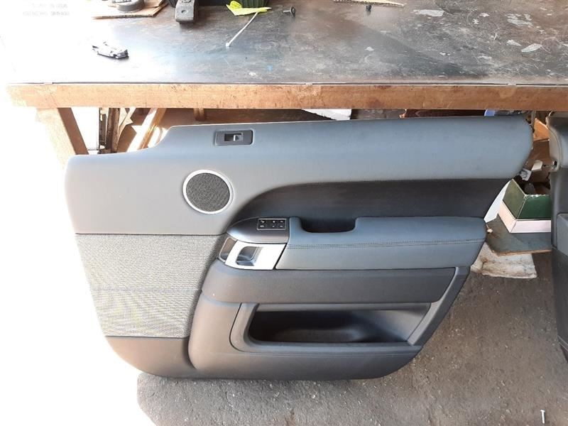Range Rover Sport L494 Right Front Door Panel Trim Cover Card Gray Leather