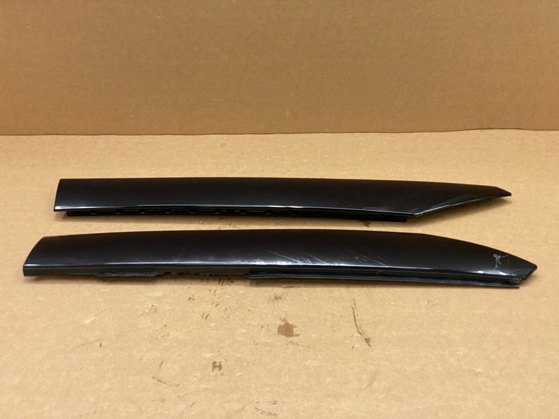 09-16 BMW Z4 FRONT LEFT & RIGHT SIDE WINDSHIELD MOULDING TRIM PANEL OEM LOT758