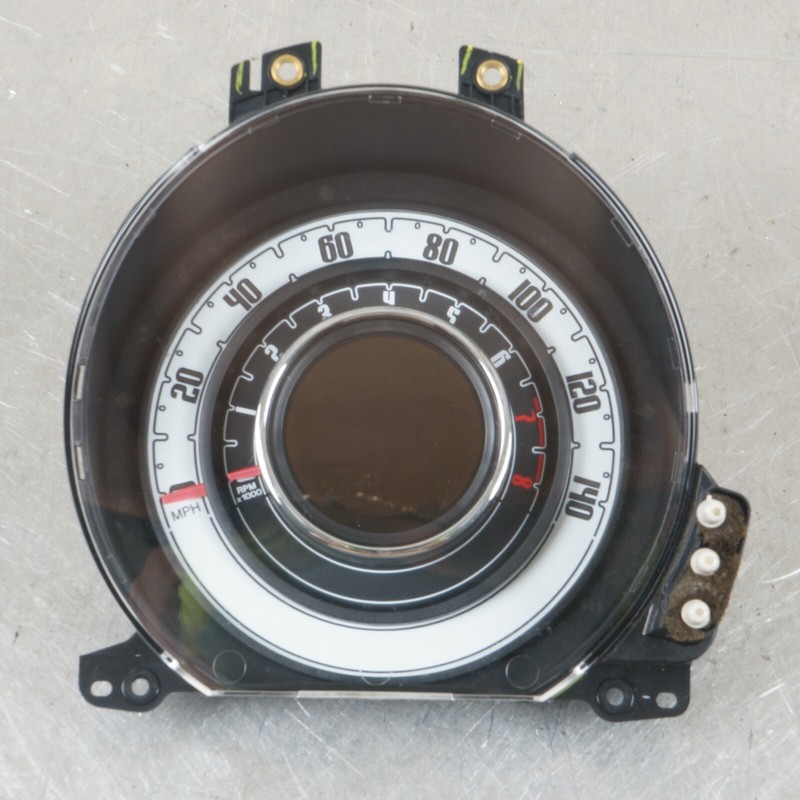 12 FIAT 500 MT SPEEDOMETER INSTRUMENT GAUGE CLUSTERID 503010250102