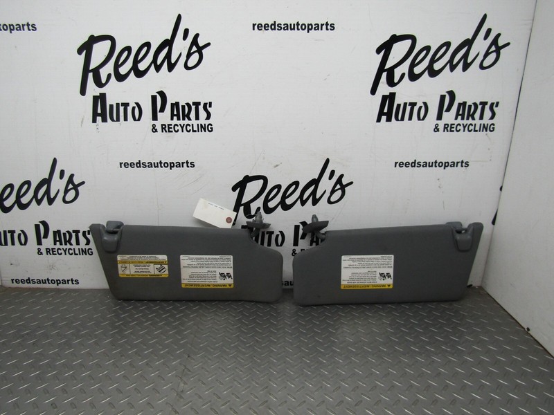 11 12 13 14 FORD F-150 DRIVER PASSENGER LEFT RIGHTSUN VISOR SHADE GRAY