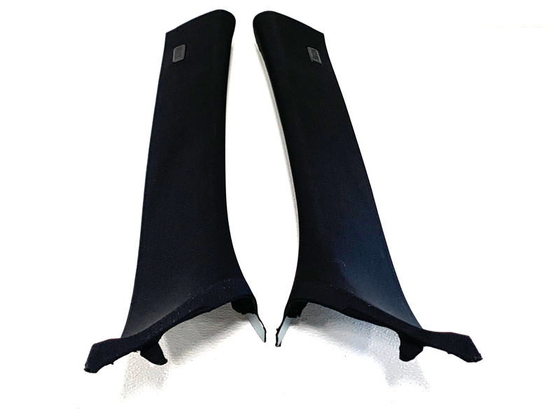 12 13 BMW X5 M E70 FRONT LEFT AND RIGHT A PILLAR TRIM COVER SET OEM #A0.11