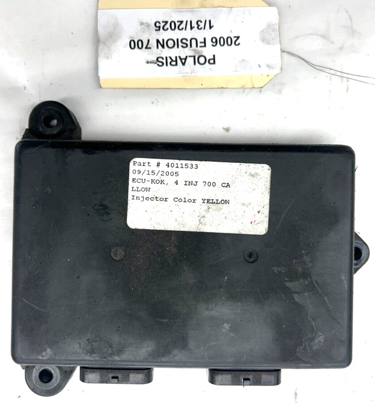 2006 POLARIS FUSION 700 CDI ECU ECM COMPUTER 4011342 4011533 YELLOW INJECTORS