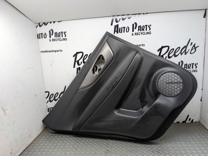 15-16 Nissan Rogue Rear Door Trim Panel Left Driver Side Black Leather O 1142519