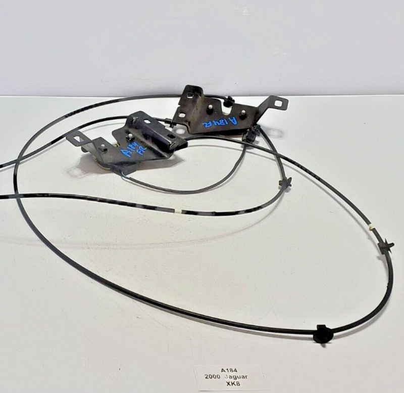 ✅ 97-06 OEM Jaguar XK8 Front Left Right Driver Passenger Hood Latch Lock SET