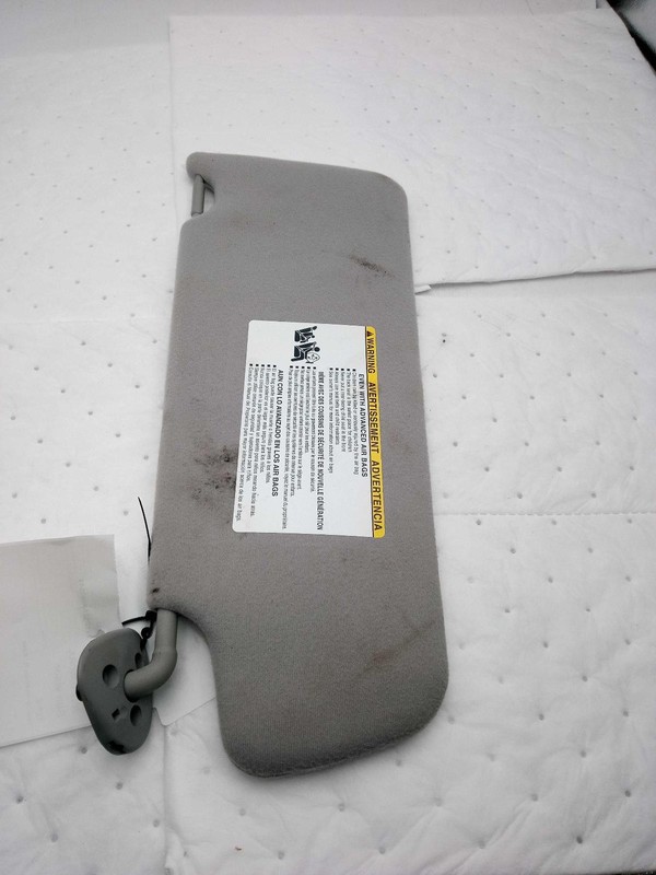 2010 Toyota Tundra Silver Used Sun Visor 544227 - Stains, 96k Miles