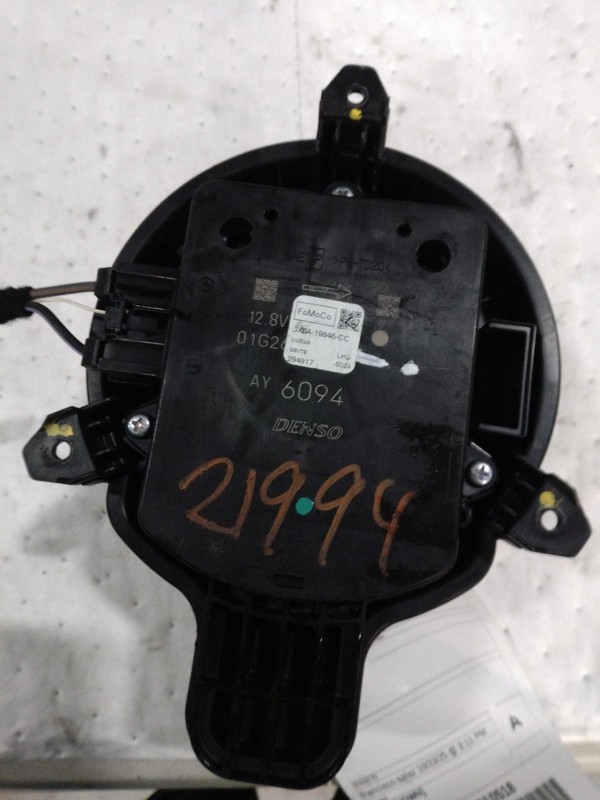 2023 Ford Maverick Pickup HVAC Blower Motor OEM JX6Z19805D 24K Miles Black