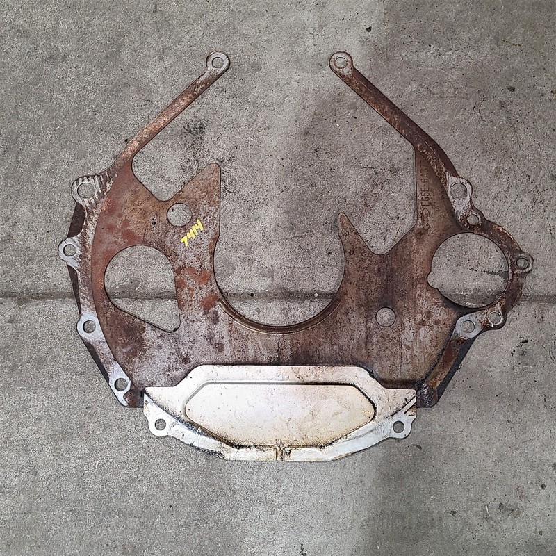 96-98 Mustang Gt Automatic Transmission Block Plate Inspection Plate Aa7414