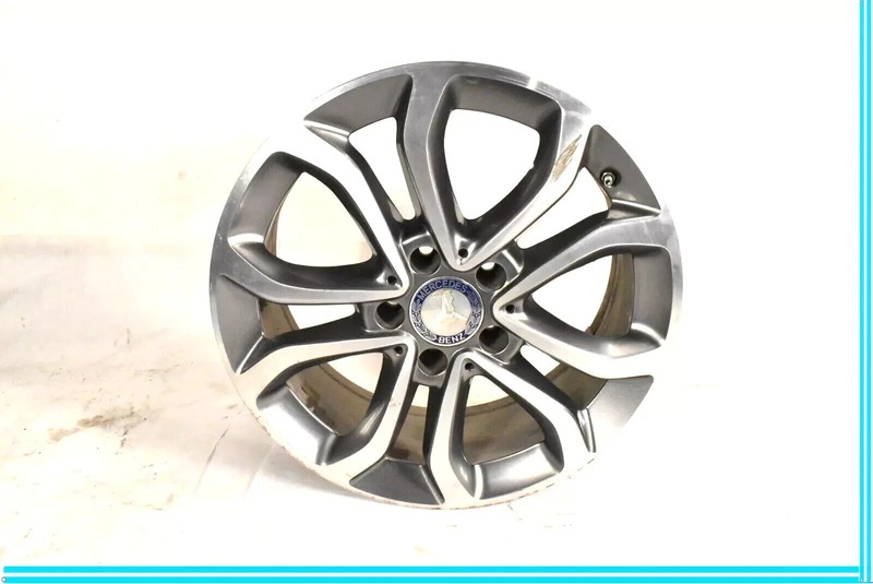 Mercedes W205 C300 C350e C400 7 x 17 17" Wheel Rim Gray 2054010200 OEM