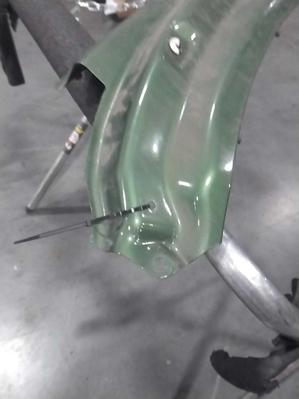 2015 MINI Countryman Left Fender Green 537194 Used OEM Replacement Part