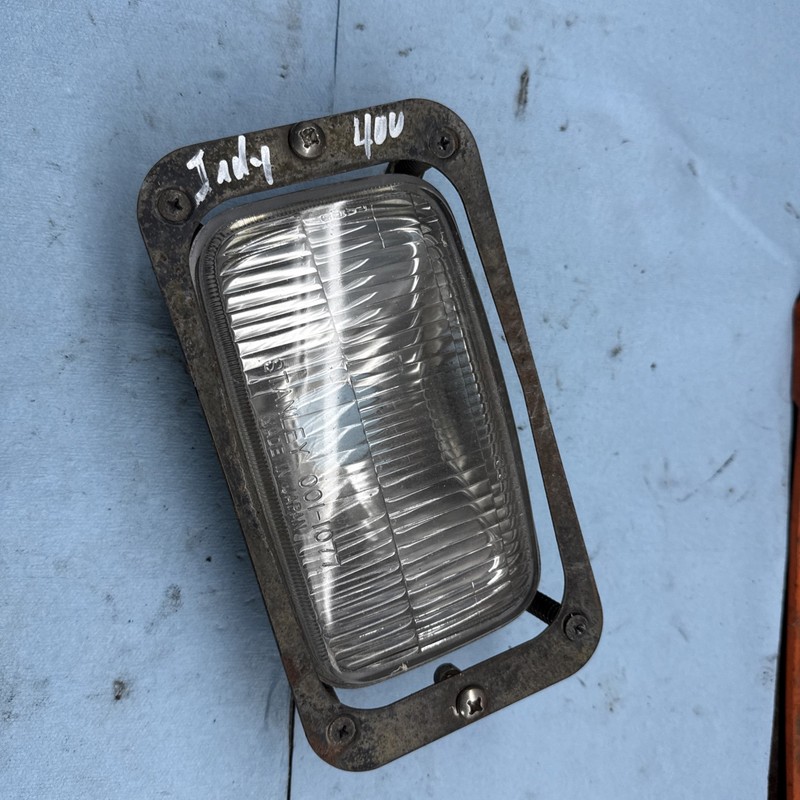 1980’s Vintage Polaris Indy 400Snowmobile Headlight, And Trim