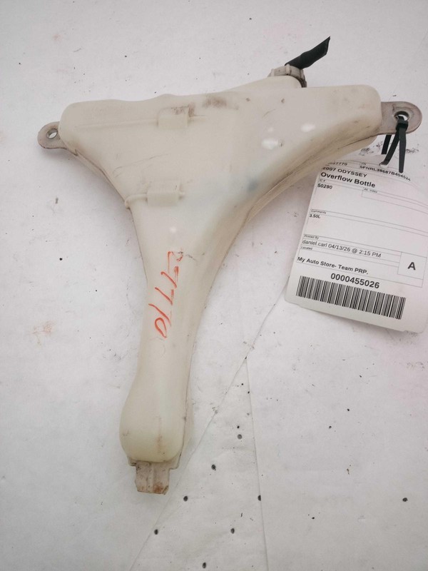 2007 Honda Odyssey Engine Coolant Reservoir OEM Silver 3.5L 139K Miles