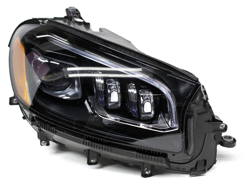 OEM Right Passenger Side LED Headlamp For Mercedes-Benz GLS Inner Lens Spots