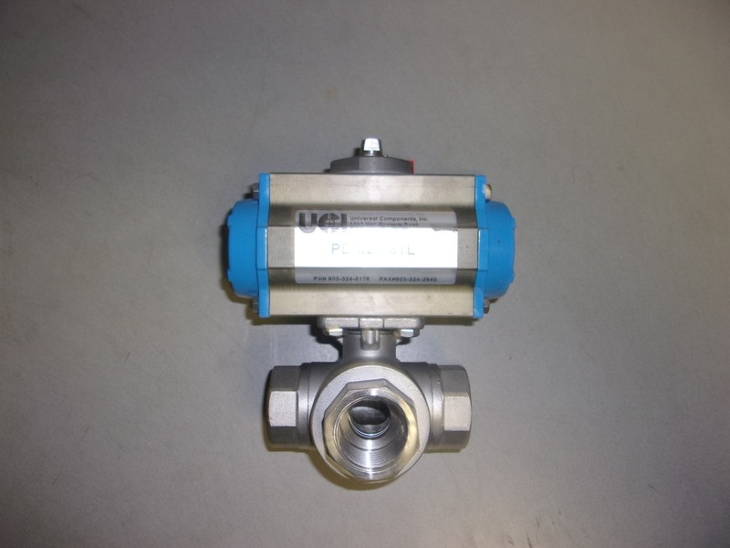 UCI PD/S25-8TL Pneumatic Actuator CF8M 1000 WOG *FREE SHIPPING*