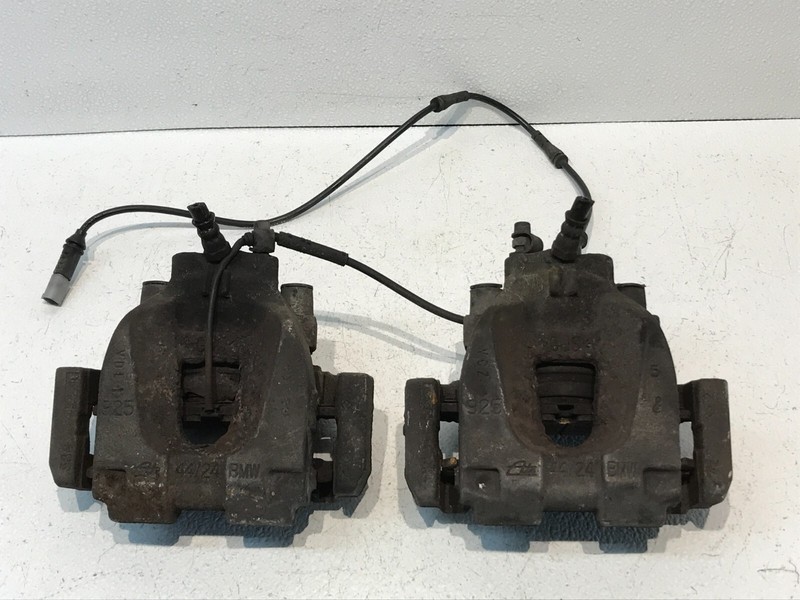 10-17 BMW 740i REAR BRAKE CALIPER SET PAIR LEFT RIGHT OEM
