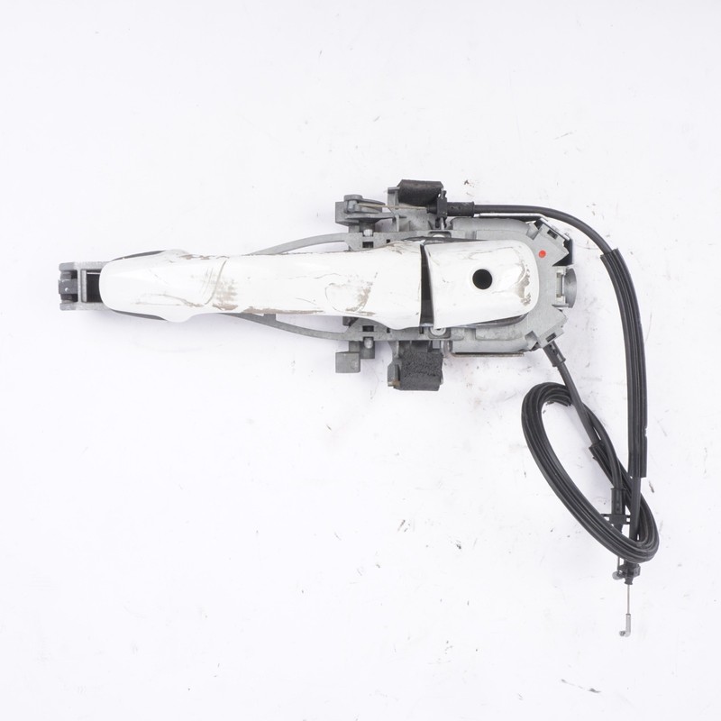 06-13 Volvo C70 Front LEFTDRIVER Side Exterior Door Handle Trim White Oem