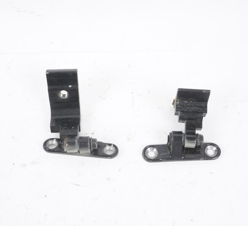 2010 - 2017 BMW 550GT Rear Left Door Upper And Lower Hinges Hinge Pair BLACK