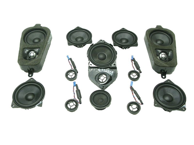 07-13 BMW E70 X5 RADIO STEREO AUDIO MEDIA SPEAKER MID HIGH 7 LOGIC OEM 072021A