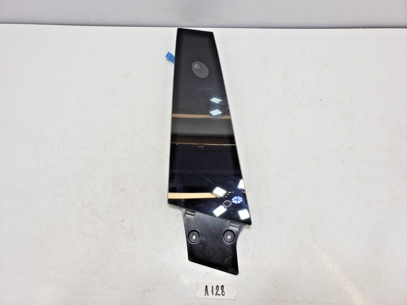 ✅21-23 OEM Tesla Model S Plaid RIght Passenger B-Pillar Glass Applique w/ Camera