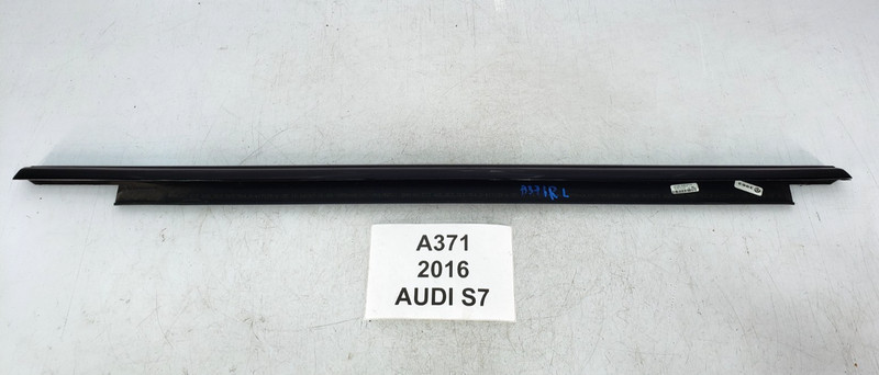 ✅ 14-18 OEM Audi A7 S7 RS7 Rear Left Driver Door Window Belt Molding Trim Black
