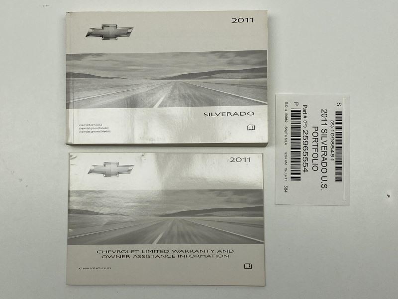 Owners Manual 2011 Chevrolet Silverado 82280
