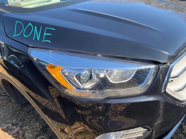Passenger Headlight Halogen Chrome Bezel Fits 17-19 ESCAPE 1308506
