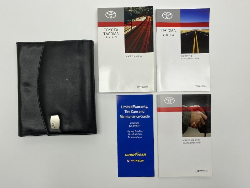 Owners Manual 2014 Toyota Tacoma 81886