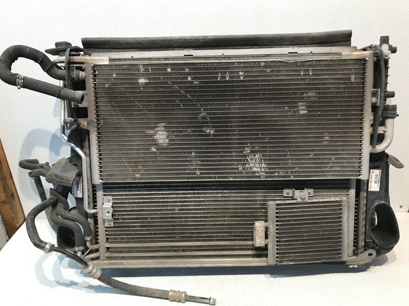 03-06 Mercedes W220 S55 AMG Engine Cooling Radiator AC A/C Condenser OEM