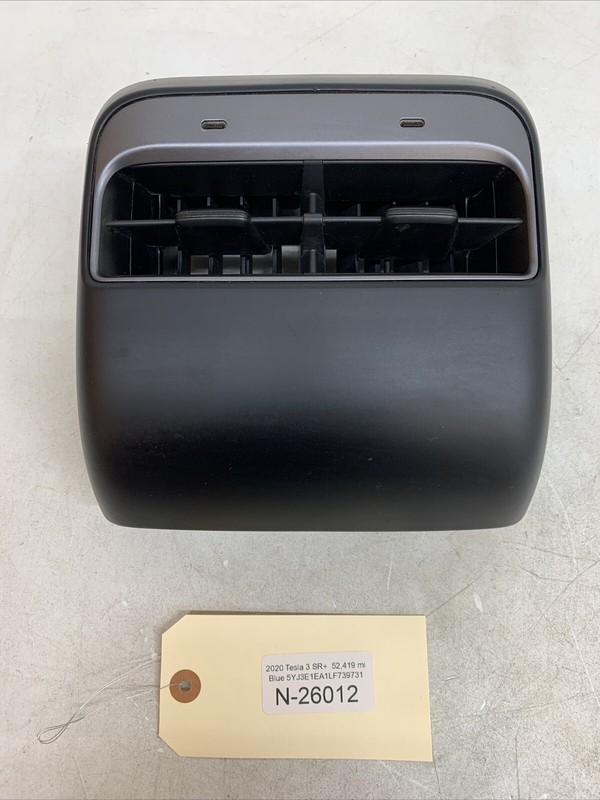 ⚡️17-20 TESLA 3 CONSOLE BACK TRIM COVER PANEL AIR VENT 1087928-00-B 26012 B14