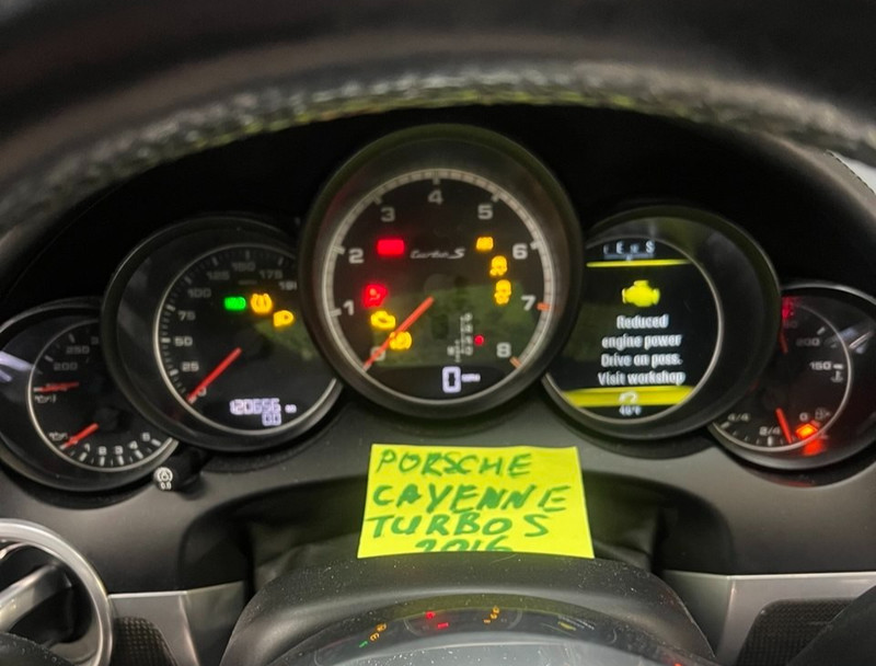 2016-2018 PORSCHE CAYENNE TURBO S 958.2 INSTRUMENT CLUSTER GAUGE SPEEDOMETER