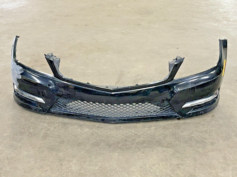 ⭐2012-2015 MERCEDES C CLASS AMG SPORT COMPLETE FRONT BUMPER COVER W/PDC OEM