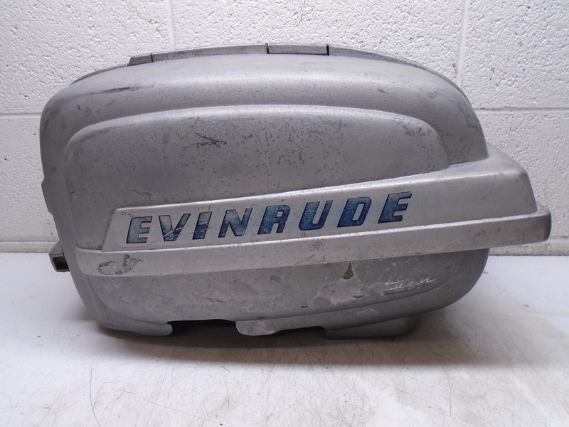 Q1 Johnson Evinrude Outboard 15 Hp 15012 Motor Cover Assembly 277227 277228