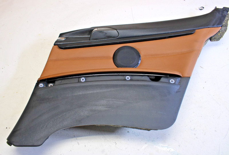 07-13 BMW 328 335 Coupe Rear Door Lateral Wall Trim Panel Right Side Brown E92
