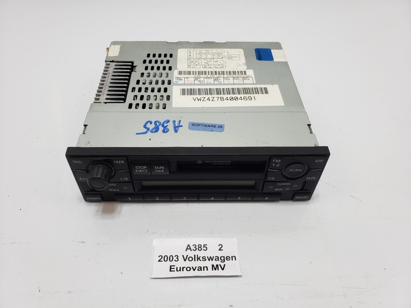 ✅ 99-04 OEM Volkswagen Eurovan MV AM FM Radio Receiver Cassette Player Unit