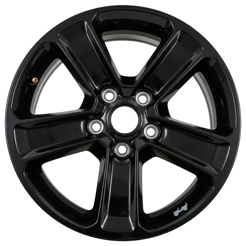18" BLACK Jeep Wrangler 2018-2023 Wheel Rim 9221 6BZ41TRMA OE Factory