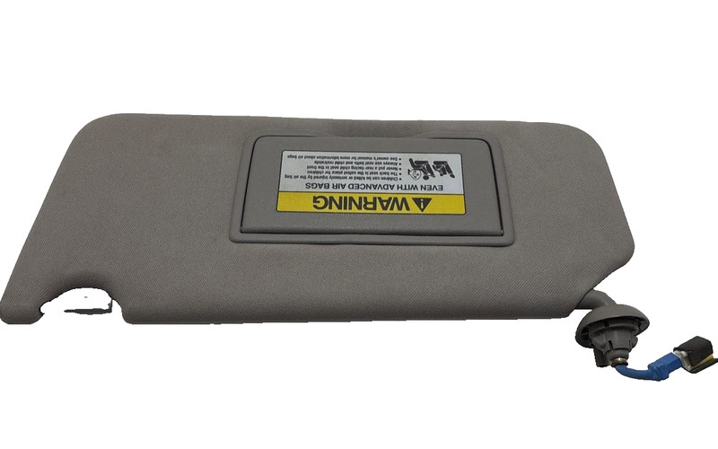 Honda Accord LH Driver illuminated Sun Visor Grey 2011 P/N 852022T520UP