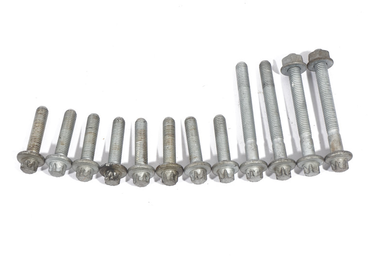 2011 - 2013 MERCEDES BENZ S550 W221 TRANSMISSION NUT BOLT SET OF 14 OEM