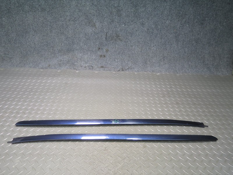 2014-2018 BMW F15 X5 FRONT WINDSHIELD A PILLAR EXTERIOR TRIM DRIP MOLDING SET