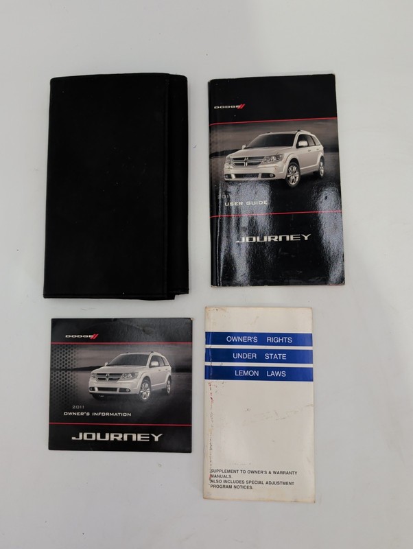 2011 Dodge Journey Owners Manual User Guide & CD With Case Free Shipping