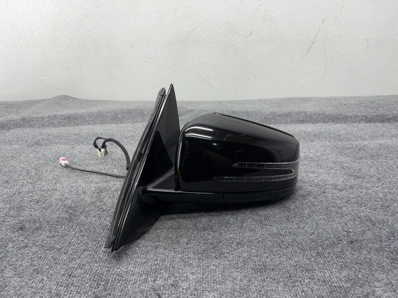 MERCEDES W212 E63 14-16 OEM LEFT DRIVER DOOR MIRROR AUTO DIM BLIND SPOT & CAMERA