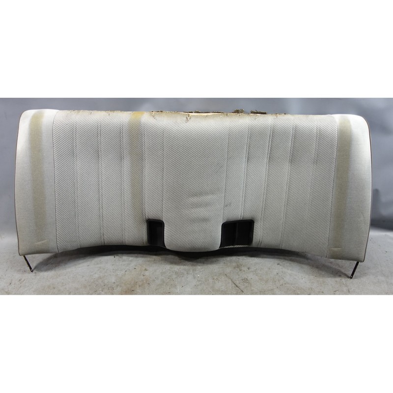 DAMAGED 87-91 BMW E30 3-Series CoupeSedan Rear Seat Backrest Silver Cloth OEM