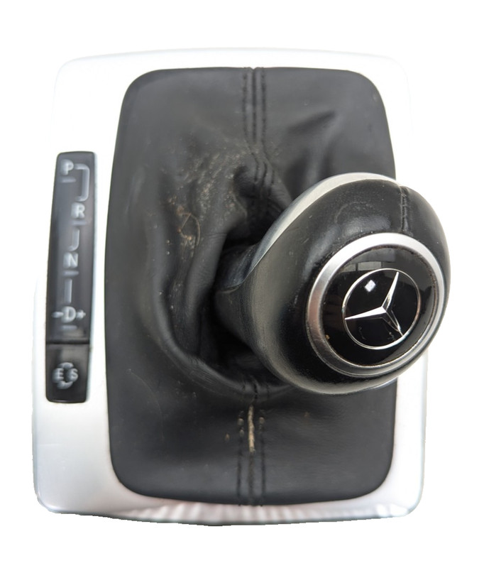 12-14 Mercedes W204 C250 Gear Shift Selector Indicator Knob Boot Assembly OEM