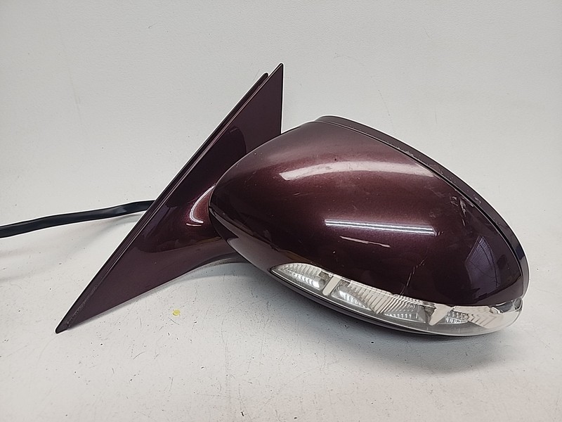 07-09 Mercedes W221 S550 Front Left Driver Side Mirror Door Rear View Maroon OEM